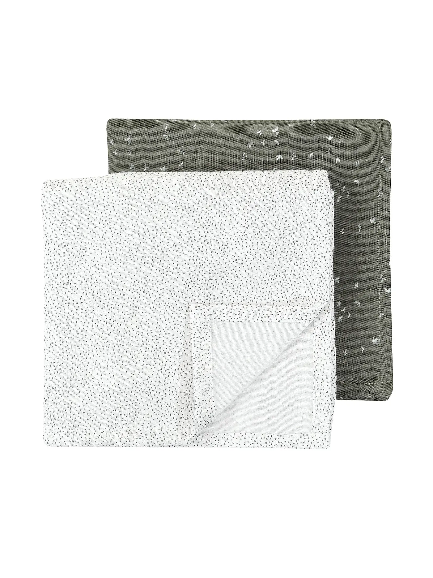 NOPPIES | Mulltuch 2er Pkg | olive